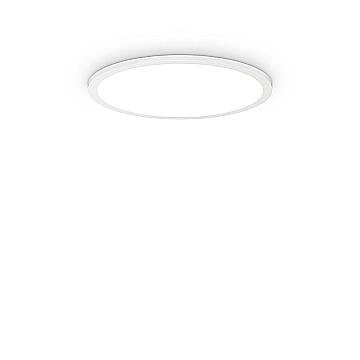 Plafoniera Moderna Fly Slim Alluminio-Plastiche Bianco Led 26W 4000K D45Cm