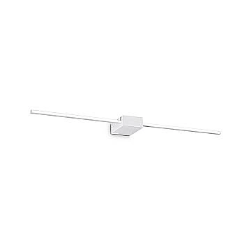 Applique Da Parete Contemporaneo Theo Alluminio Bianco Led 13,5W 3000K Ip20