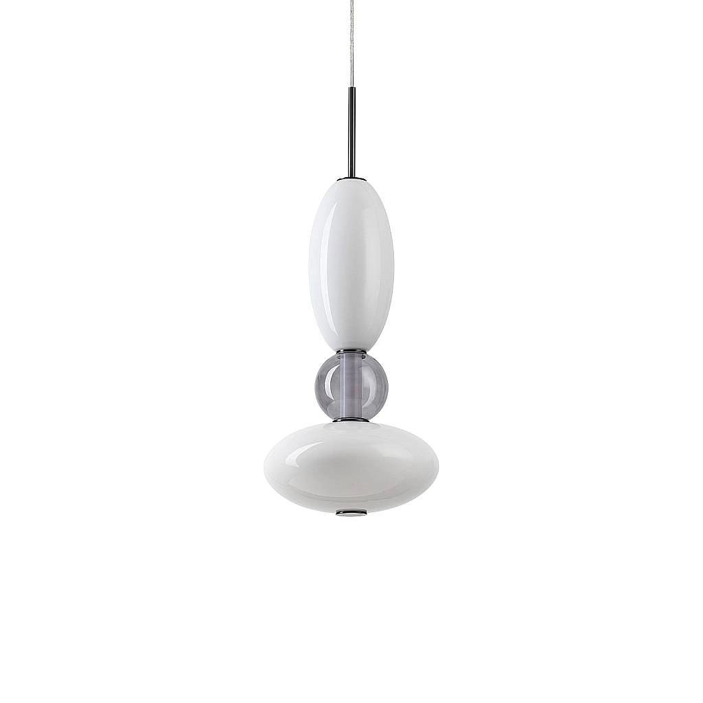 Lampadario A Sospensione Contemporaneo Lumiere Metallo Nero Led 27W 3000K Ip20 314143