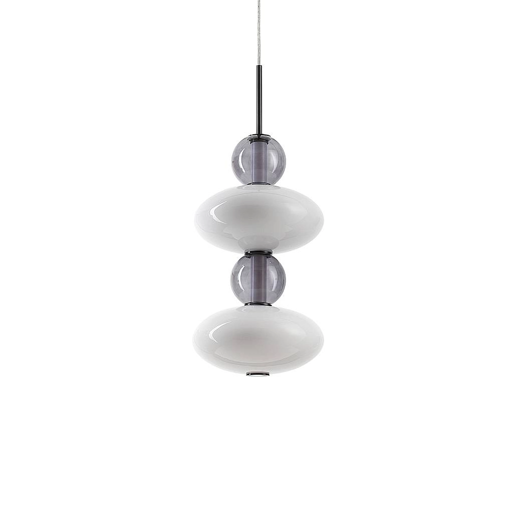 Lampadario A Sospensione Contemporaneo Lumiere Metallo Nero Led 34W 3000K Ip20 314167