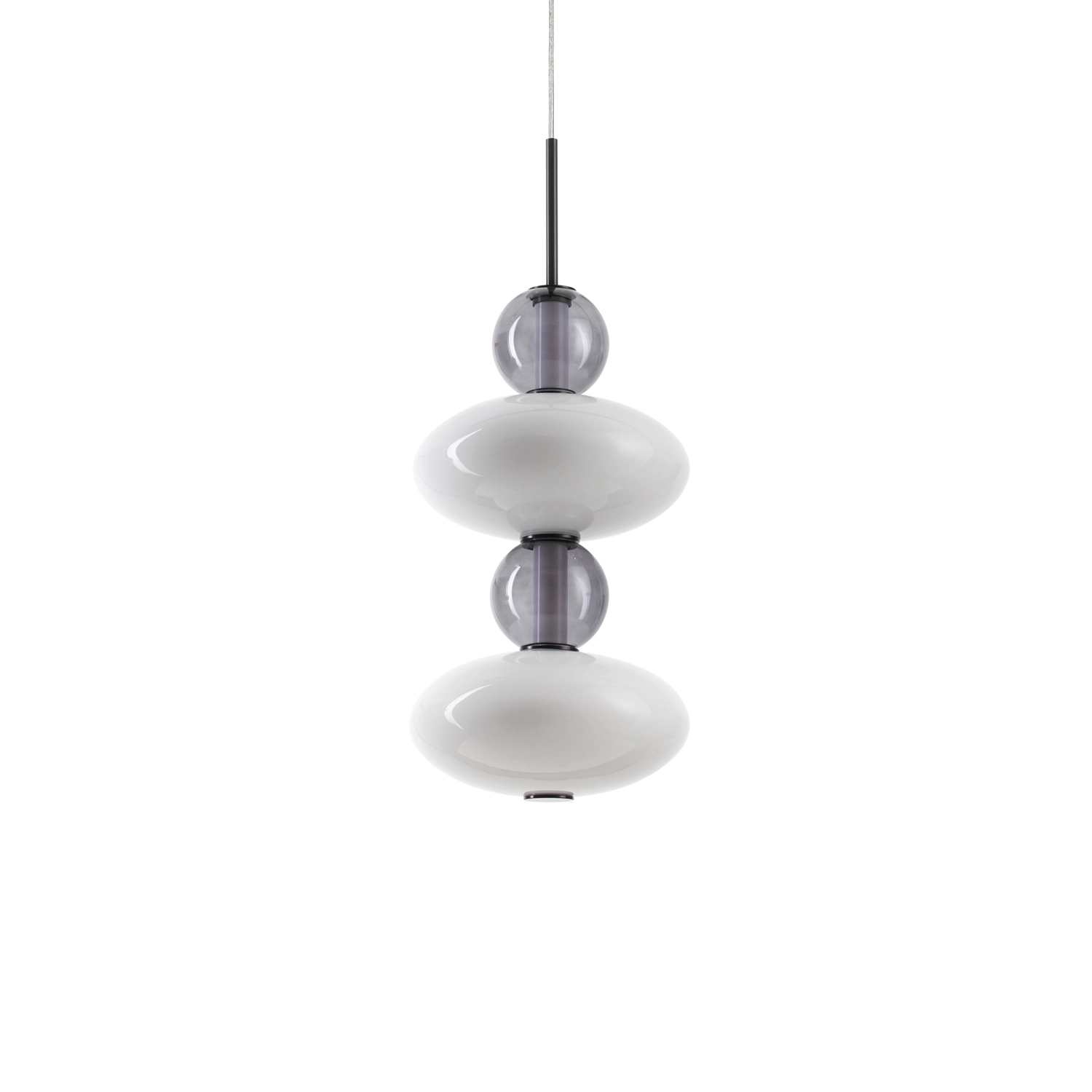 Lampadario A Sospensione Contemporaneo Lumiere Metallo Nero Led 34W 3000K Ip20 314167