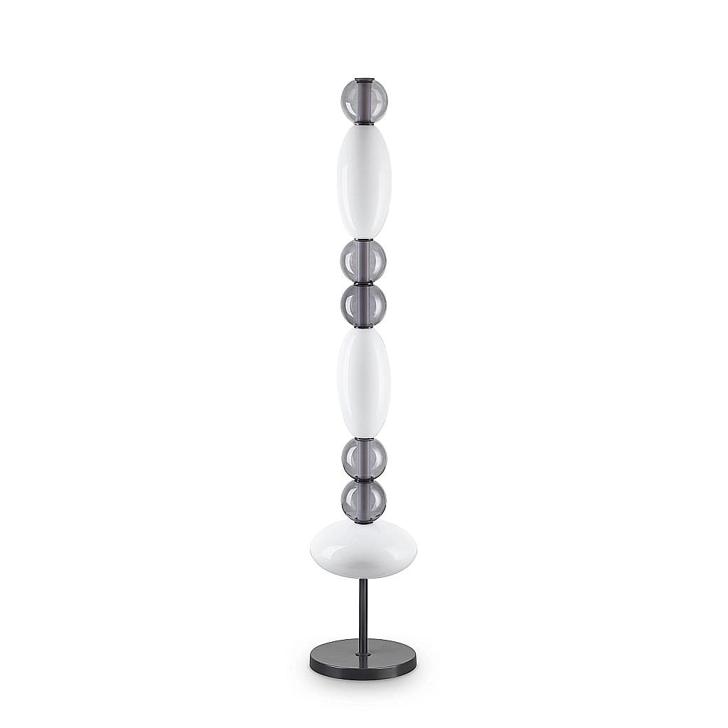 Piantana Da Terra Contemporanea Lumiere Metallo Nero Led 58W 3000K Ip20 314198