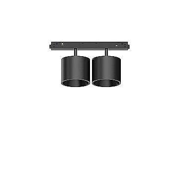 Faretto Ego Spot Big 2 Luci Led Integrato Nero 20W Ip20