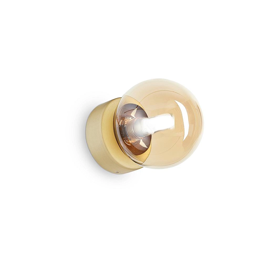 Applique Da Parete Contemporanea Perlage Metallo Ottone Luce G9 15W 3000K Ip20 317809