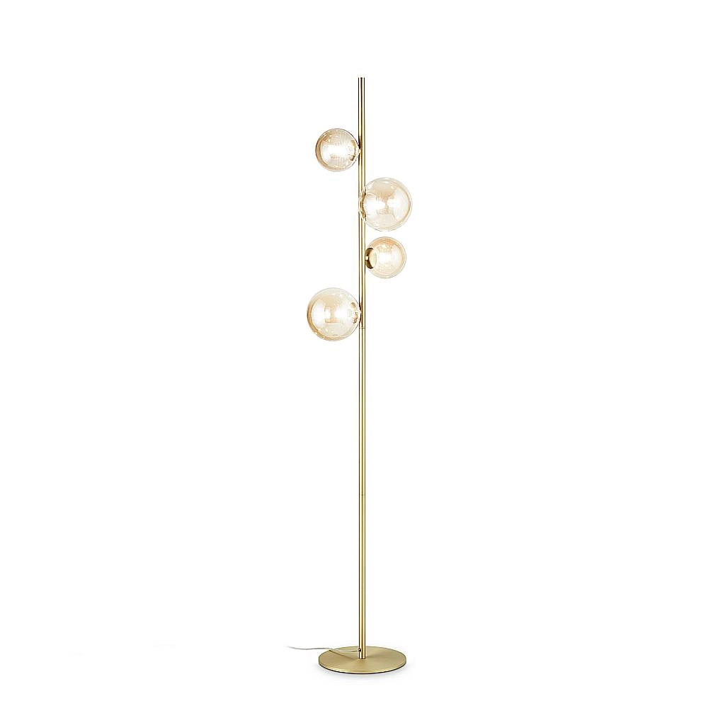 Piantana Moderna Perlage Metallo Ottone 4 Luci G9 15W 3000K 317816