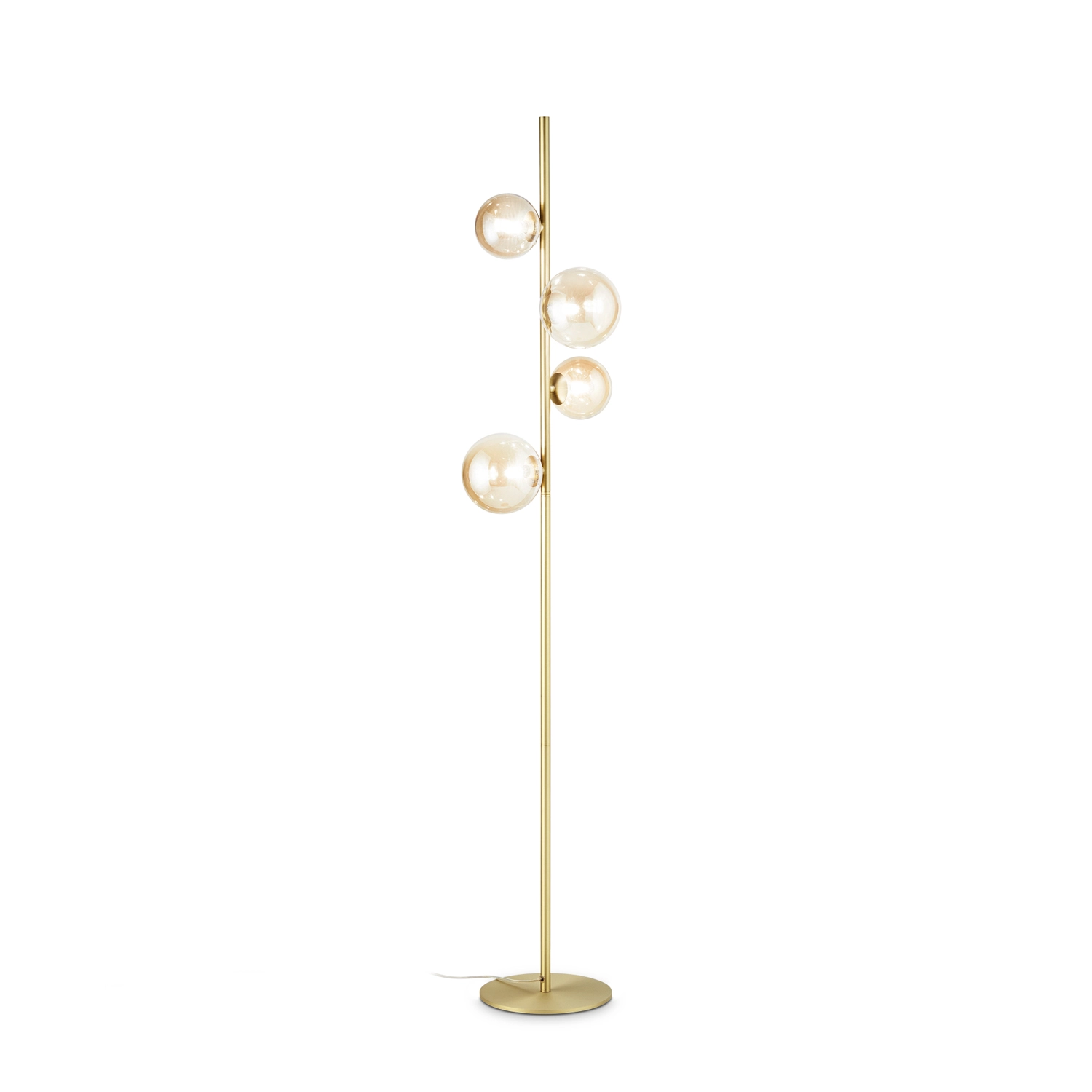 Piantana Moderna Perlage Metallo Ottone 4 Luci G9 15W 3000K 317816