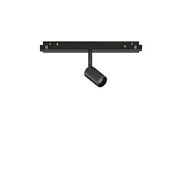 Ideal Lux Faretto Ego 1 luce LED integrato nero metallo