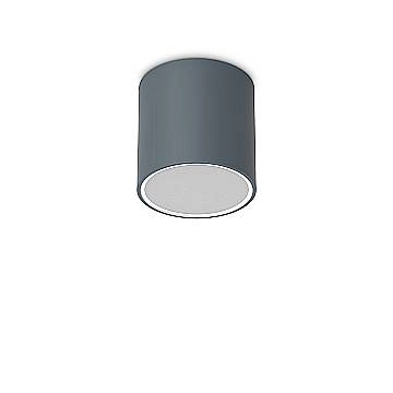 Ideal Lux Lampada da soffitto moderna TECHO 1 luce GU10 IP54 antracite metallo
