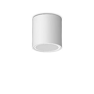 Ideal Lux Lampada da soffitto TECHO 1 luce GU10 IP54 bianco metallo vetro