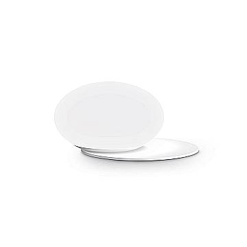 Ideal Lux Lampada da tavolo NINFEA 1 luce GX53 bianco vetro metallo Ideal Lux Lampada da tavolo NINFEA 1 luce GX53 bianco vetro metallo