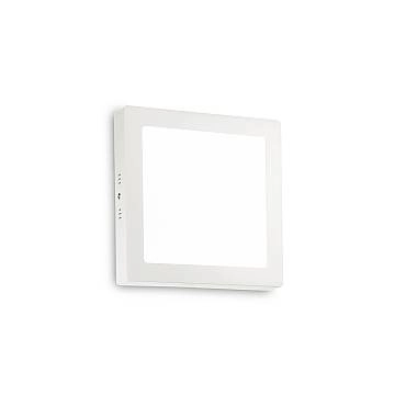 Plafoniera Moderna Universal Acciaio Bianco Led Integrato 19W 4000K Ip20