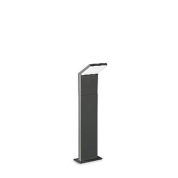 Piantana Da Terra Contemporaneo Style Alluminio Grigio Led 9W 3000K Ip54