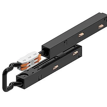 Ideal Lux Accessorio faretto EGO 1 luce nero alluminio metallo
