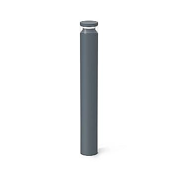 Ideal Lux Lampada da terra moderna Boeing 1 luce LED integrato IP65 antracite metallo vetro