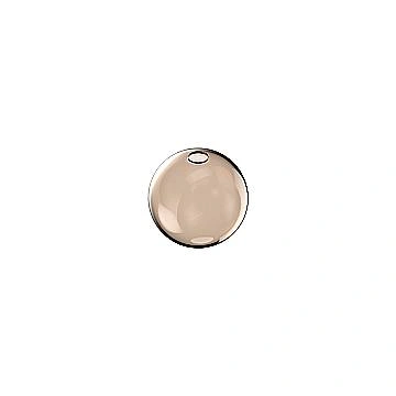 Rosone Contemporaneo Rubber Metallo Ambra Piccolo