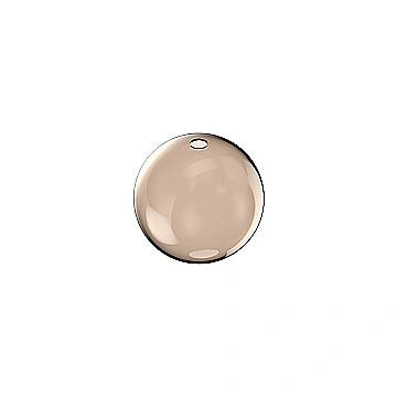 Rosone Contemporaneo Rubber Metallo Ambra Medio