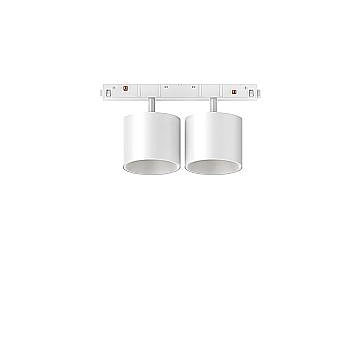 Ideal Lux Faretto moderno EGO 2 luci LED integrato bianco metallo