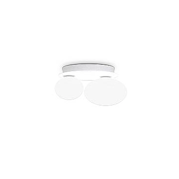 Ideal Lux Plafoniera NINFEA 2 luci G9 bianco vetro metallo Ideal Lux Plafoniera NINFEA 2 luci G9 bianco vetro metallo