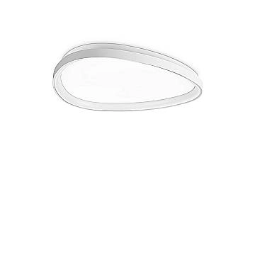 Plafoniera Contemporanea Gemini Metallo Bianco Led Integrato 29W 3000K Ip20