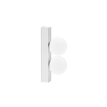Applique Da Parete Contemporanea Ping Pong Metallo Bianco Led 6W 3000K Ip20