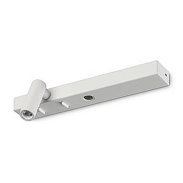 Ideal Lux Applique moderna Bonne 2 luci LED integrato bianco metallo Ideal Lux Applique moderna Bonne 2 luci LED integrato bianco metallo