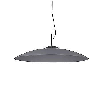 Ideal Lux Sospensione Eclipse 1 luce GX53 nero vetro metallo Ideal Lux Sospensione Eclipse 1 luce GX53 nero vetro metallo