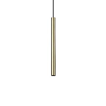 Ideal Lux Sospensione Look 1 luce LED integrato ottone satinato metallo