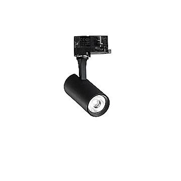 Ideal Lux Faretto Fox 1 luce LED integrato nero alluminio