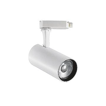 Ideal Lux Faretto Fox 1 luce LED integrato bianco 25W 3000K alluminio