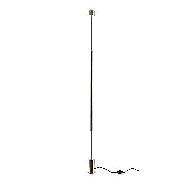 Ideal Lux Lampada da terra moderna Essence 1 luce LED integrato ottone PVC