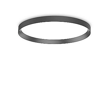 Ideal Lux Plafoniera moderna FLY 1 luce LED integrato nero alluminio