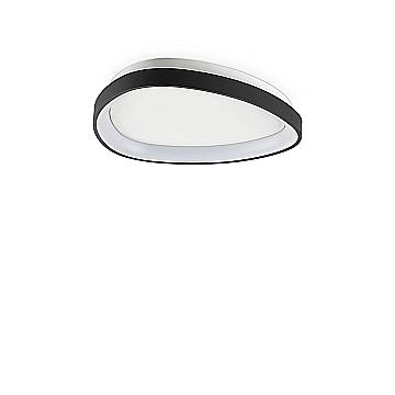 Ideal Lux Plafoniera moderna Gemini 1 luce LED integrato nero metallo Ideal Lux Plafoniera moderna Gemini 1 luce LED integrato nero metallo