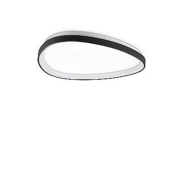 Ideal Lux Plafoniera moderna Gemini 1 luce LED integrato nero metallo Ideal Lux Plafoniera moderna Gemini 1 luce LED integrato nero metallo