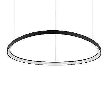 Ideal Lux Sospensione Moderna Gemini 1 Luce LED Integrato Nero Metallo Ideal Lux Sospensione Moderna Gemini 1 Luce LED Integrato Nero Metallo