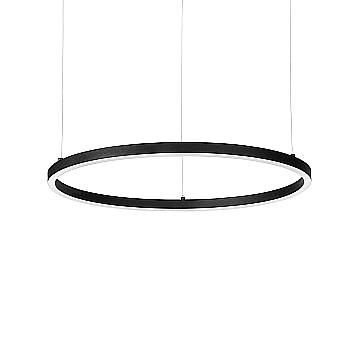 Ideal Lux Sospensione moderna Oracle 1 luce LED integrato nero alluminio Ideal Lux Sospensione moderna Oracle 1 luce LED integrato nero alluminio