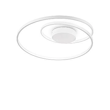 Ideal Lux Plafoniera moderna OZ 1 luce LED integrato bianco metallo Ideal Lux Plafoniera moderna OZ 1 luce LED integrato bianco metallo