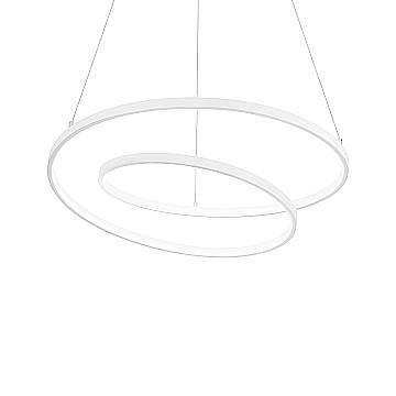 Ideal Lux Sospensione Moderna OZ 1 luce LED integrato bianco metallo Ideal Lux Sospensione Moderna OZ 1 luce LED integrato bianco metallo