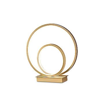 Ideal Lux lampada da tavolo OZ 1 luce LED integrato ottone metallo Ideal Lux lampada da tavolo OZ 1 luce LED integrato ottone metallo