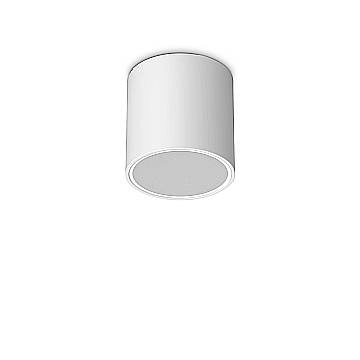Ideal Lux Lampada da soffitto moderna TECHO 1 luce GU10 IP54 bianco metallo vetro
