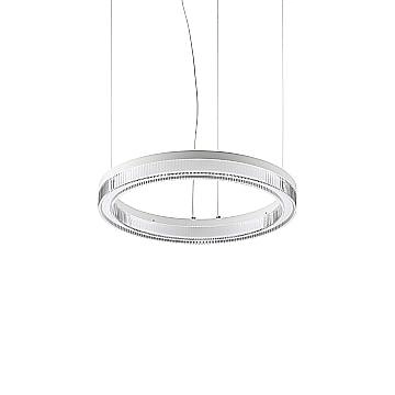 Ideal Lux Sospensione Moderna Crown 1 Luce LED Integrato Bianco Metallo Ideal Lux Sospensione Moderna Crown 1 Luce LED Integrato Bianco Metallo