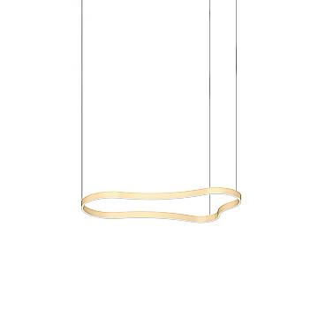 Ideal Lux Sospensione Waves-2 1 luce LED integrato oro materie plastiche alluminio