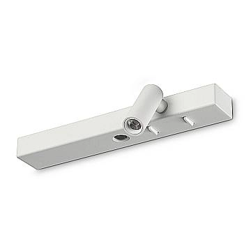 Ideal Lux Applique moderna Bonne Nuit 2 luci LED integrato bianco metallo Ideal Lux Applique moderna Bonne Nuit 2 luci LED integrato bianco metallo