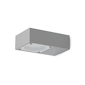 Ideal Lux Lampada da parete SIRIO 1 luce GX53 IP65 grigio metallo vetro