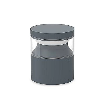 Ideal Lux Lampada da tavolo moderna Boeing 1 luce LED integrato IP65 antracite metallo vetro