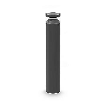 Ideal Lux Lampada da Esterno Moderna Boeing 1 Luce LED Integrato IP65 Nero Metallo