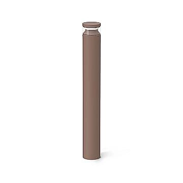 Ideal Lux Lampada da terra moderna Boeing 1 luce LED integrato IP65 coffee metallo vetro