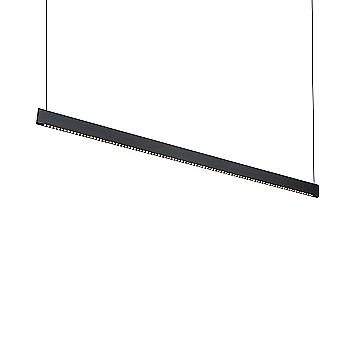 Ideal Lux Lampada a Sospensione Steel 1 luce LED integrato nero alluminio
