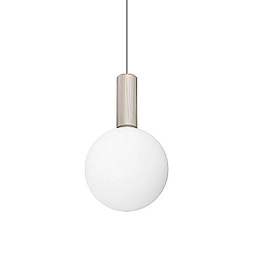 Ideal Lux Sospensione Moderna ODEON 1 luce LED integrato Bianco Metallo