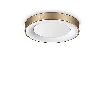 Ideal Lux Lampada da soffitto moderna Planet 1 luce LED integrato ottone metallo