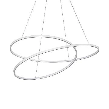 Ideal Lux Sospensione moderna OZ 1 luce LED integrato bianco metallo Ideal Lux Sospensione moderna OZ 1 luce LED integrato bianco metallo